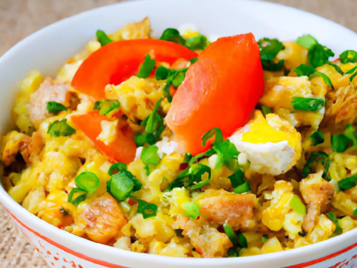 Pork Cajun Fried Rice (Medium Spice) Pork Cajun Fried Rice (Medium Spice)