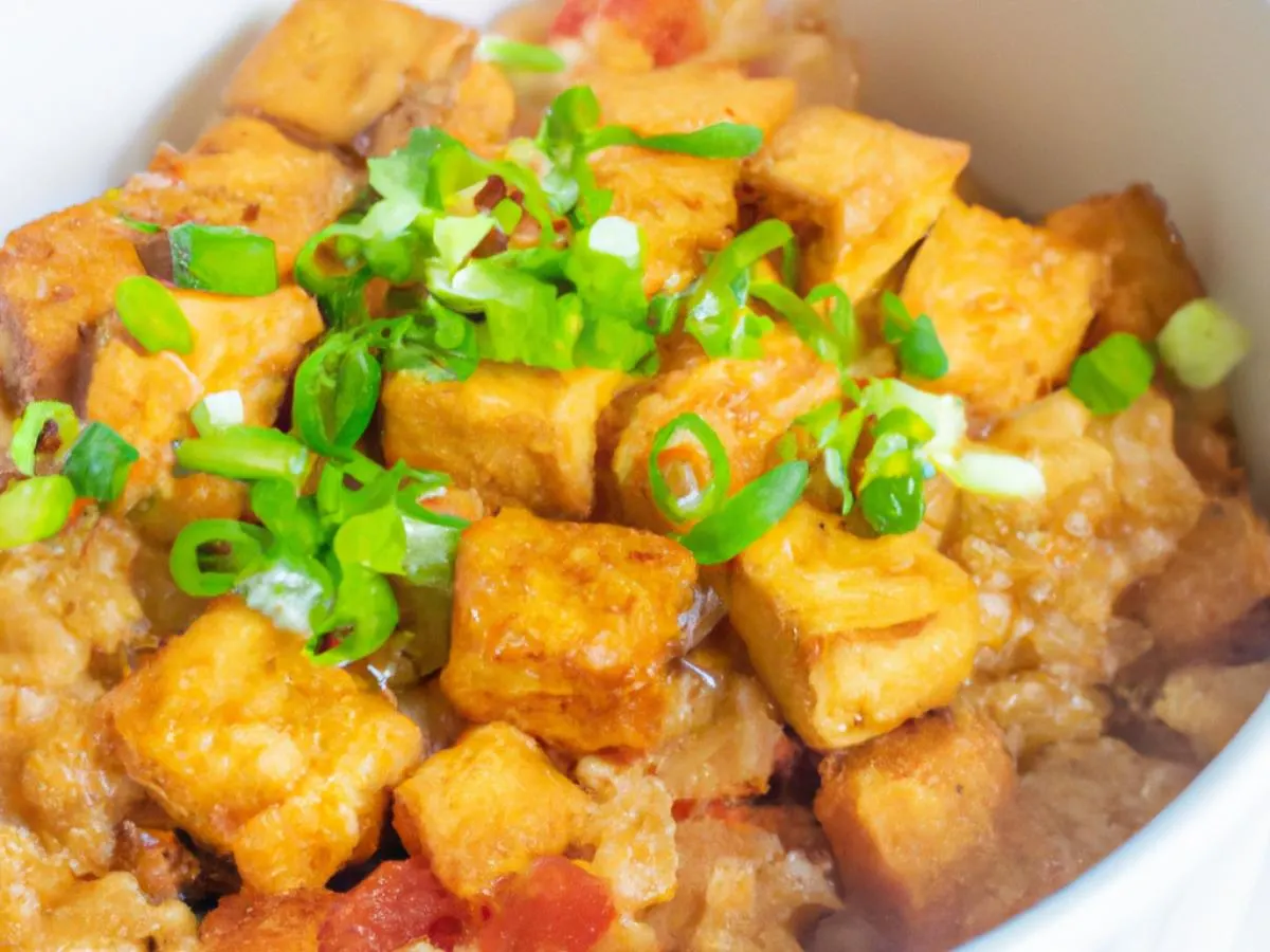 Tofu Cajun Fried Rice (Medium Spice) Tofu Cajun Fried Rice (Medium Spice)
