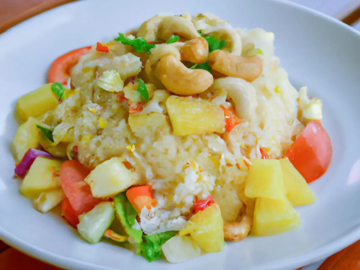 Tofu Pineapple Fried Rice Tofu Pineapple Fried Rice
