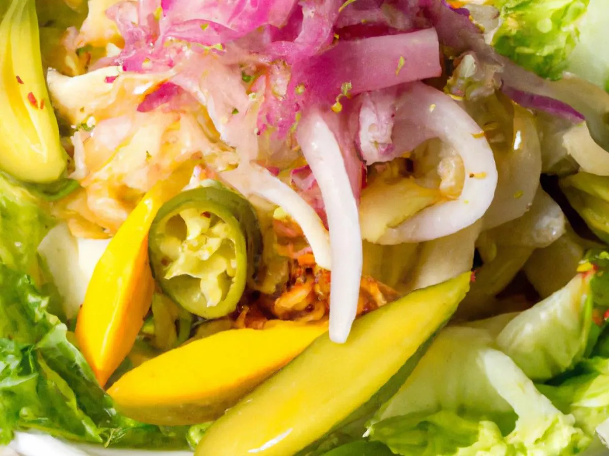 Mango Salad with Romaine Mango Salad with Romaine