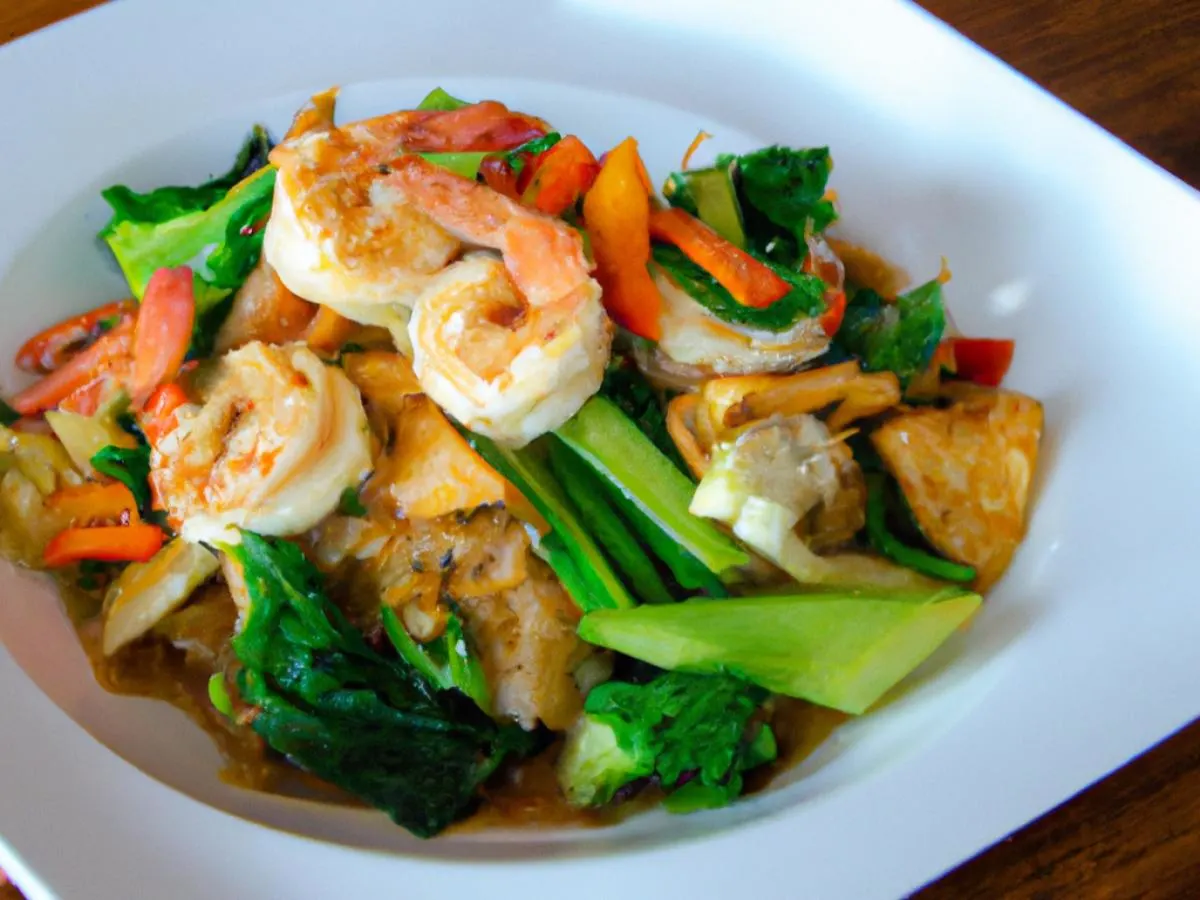 Phad khee mao | Shrimp Phad khee mao | Shrimp