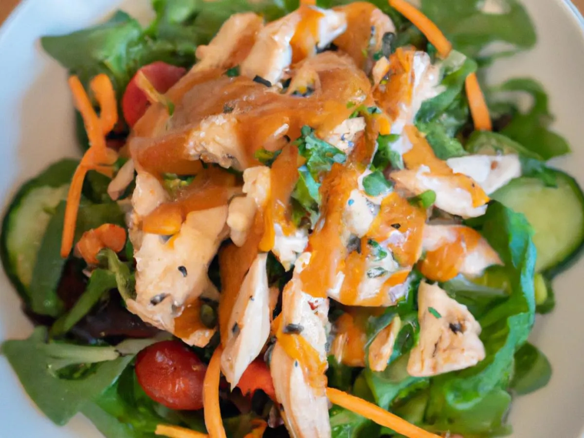 Vegan Chicken Garden Salad [16 oz]