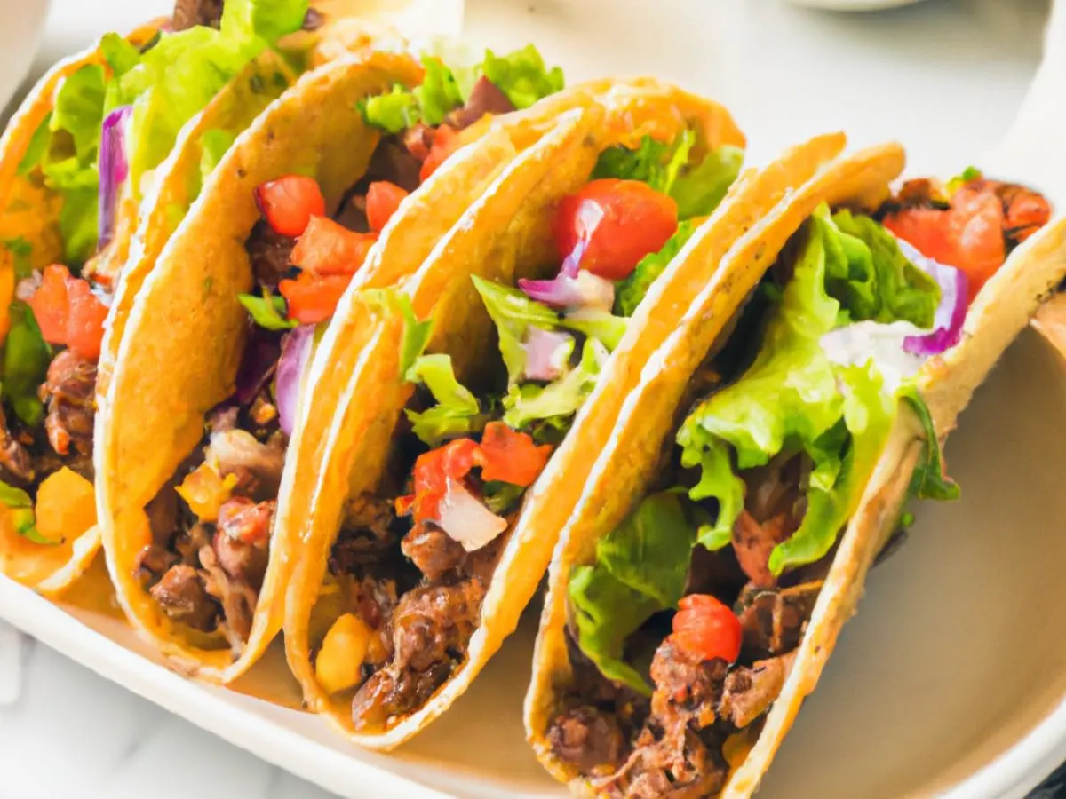 Dairy-free Seasoned Ground Beef Tacos Boxed Meal Dairy-free Seasoned Ground Beef Tacos Boxed Meal