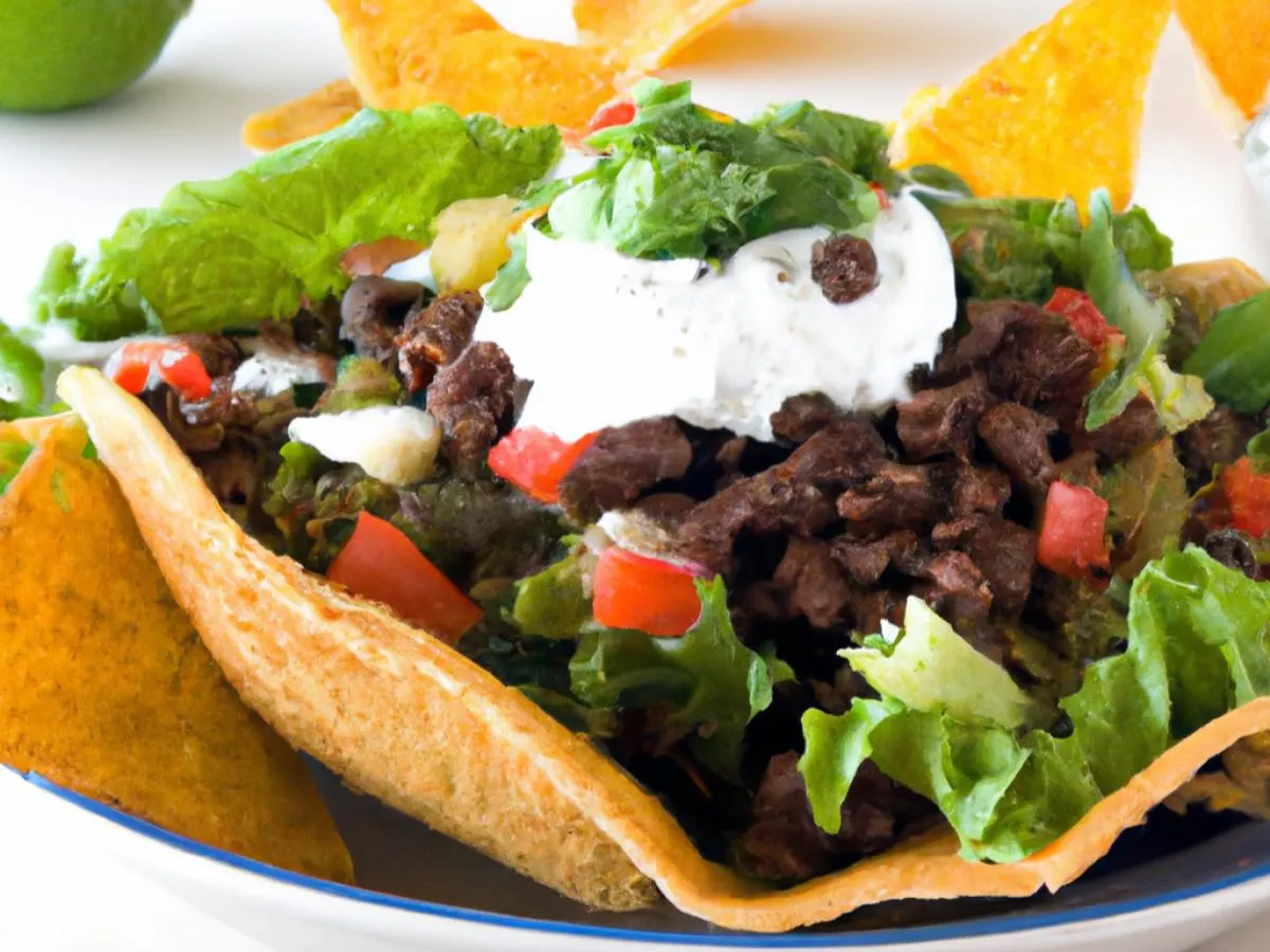 Gluten-free Seasoned Ground Beef Taco Salad Boxed Meal Gluten-free Seasoned Ground Beef Taco Salad Boxed Meal