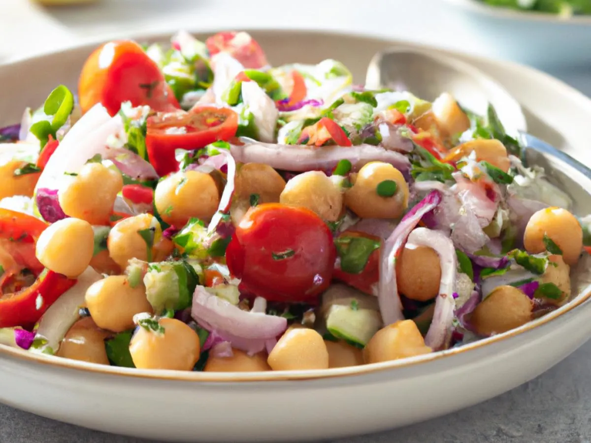 Chickpea Salad with Citrus Vinaigrette