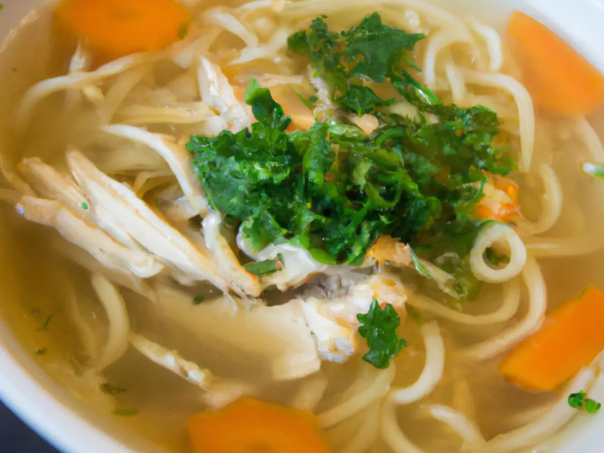 Large Chicken Noodle Soup Large Chicken Noodle Soup