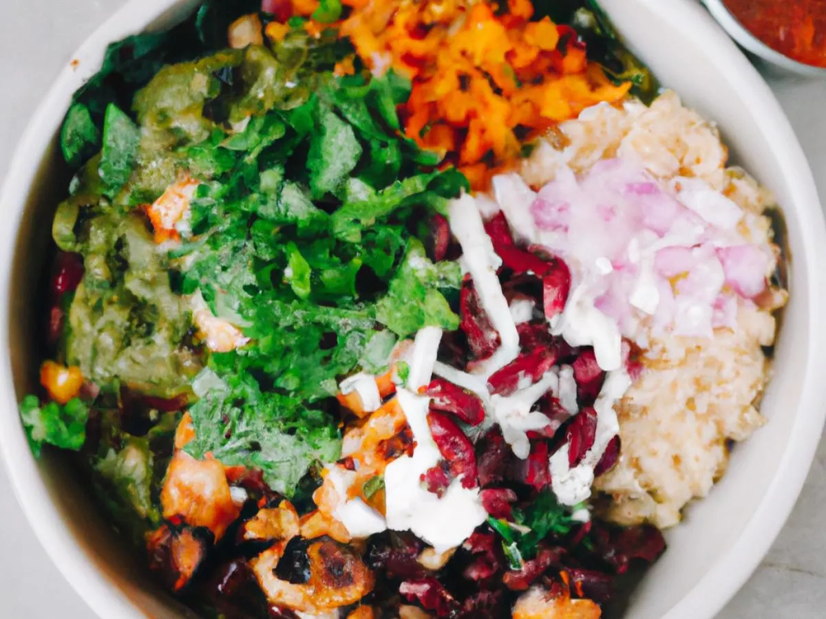 AF Chicken Burrito Bowl w/ Avocado, Red Onions, & Chipotle Salsa.(No Onions) AF Chicken Burrito Bowl w/ Avocado, Red Onions, & Chipotle Salsa.(No Onions)