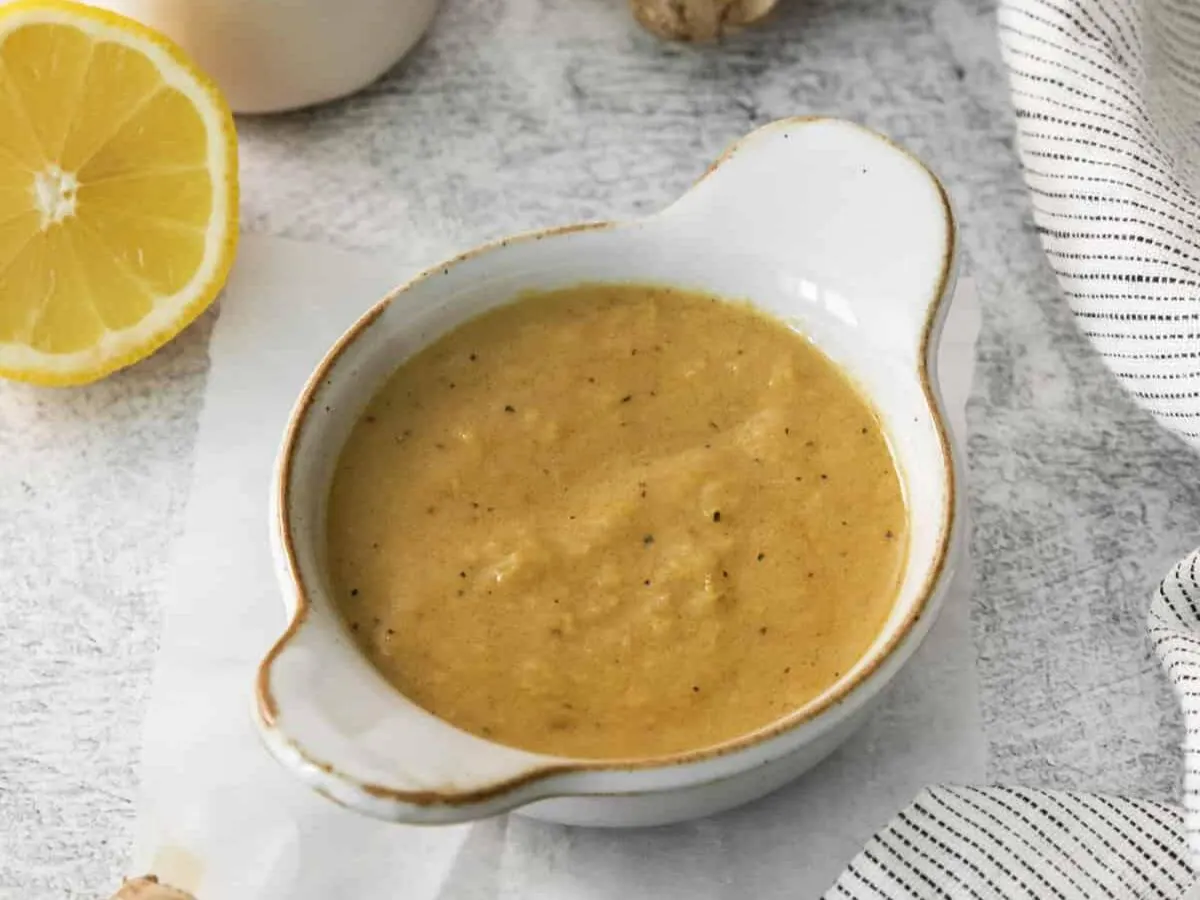 Ginger-lemongrass vinaigrette