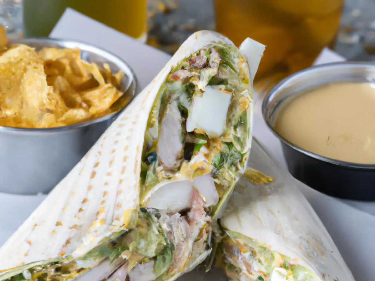 Smoked Chicken Salad Wrap & Poblano Pimento Cheese Smoked Chicken Salad Wrap & Poblano Pimento Cheese