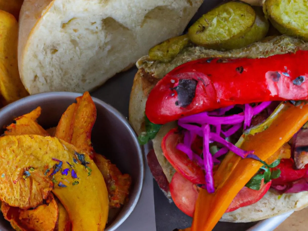 Veggie Sando & Dijon Potato Salad Veggie Sando & Dijon Potato Salad