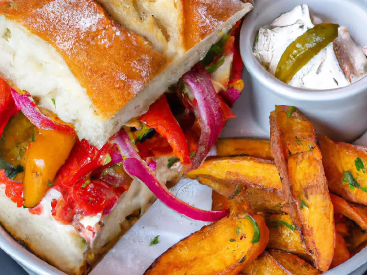 Veggie Sando & Poblano Pimento Cheese Veggie Sando & Poblano Pimento Cheese