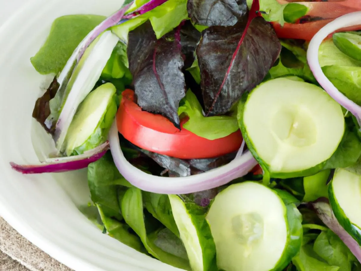 Side Vegan House Salad with Vinaigrette Side Vegan House Salad with Vinaigrette