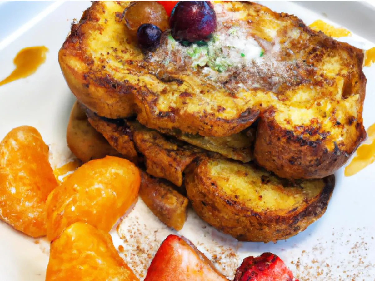 French Toast with Fruits French Toast with Fruits