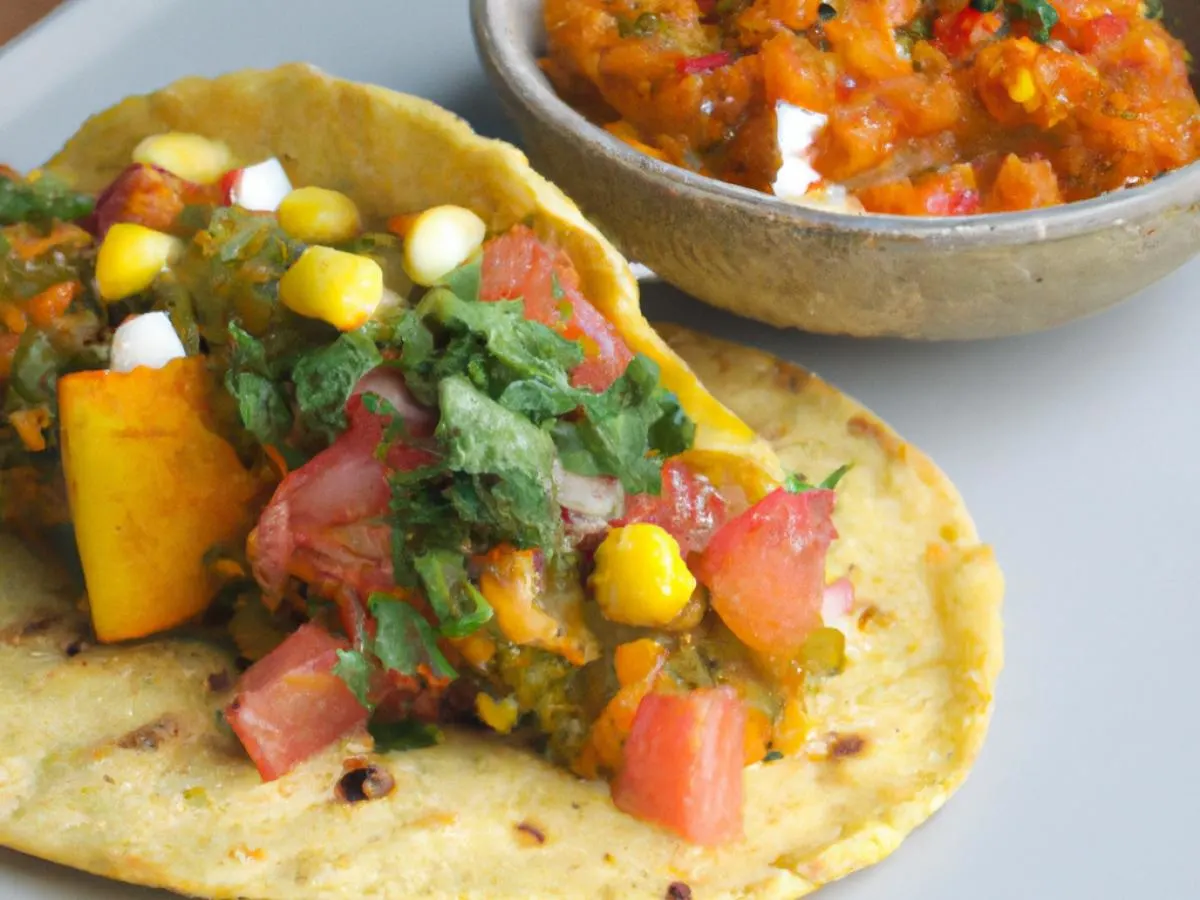 3 Ginger Butternut Squash Corn Tortilla Tacos with Mexican Rice, Spicy Corn Salsa, and Salsa Verde 3 Ginger Butternut Squash Corn Tortilla Tacos with Mexican Rice, Spicy Corn Salsa, and Salsa Verde