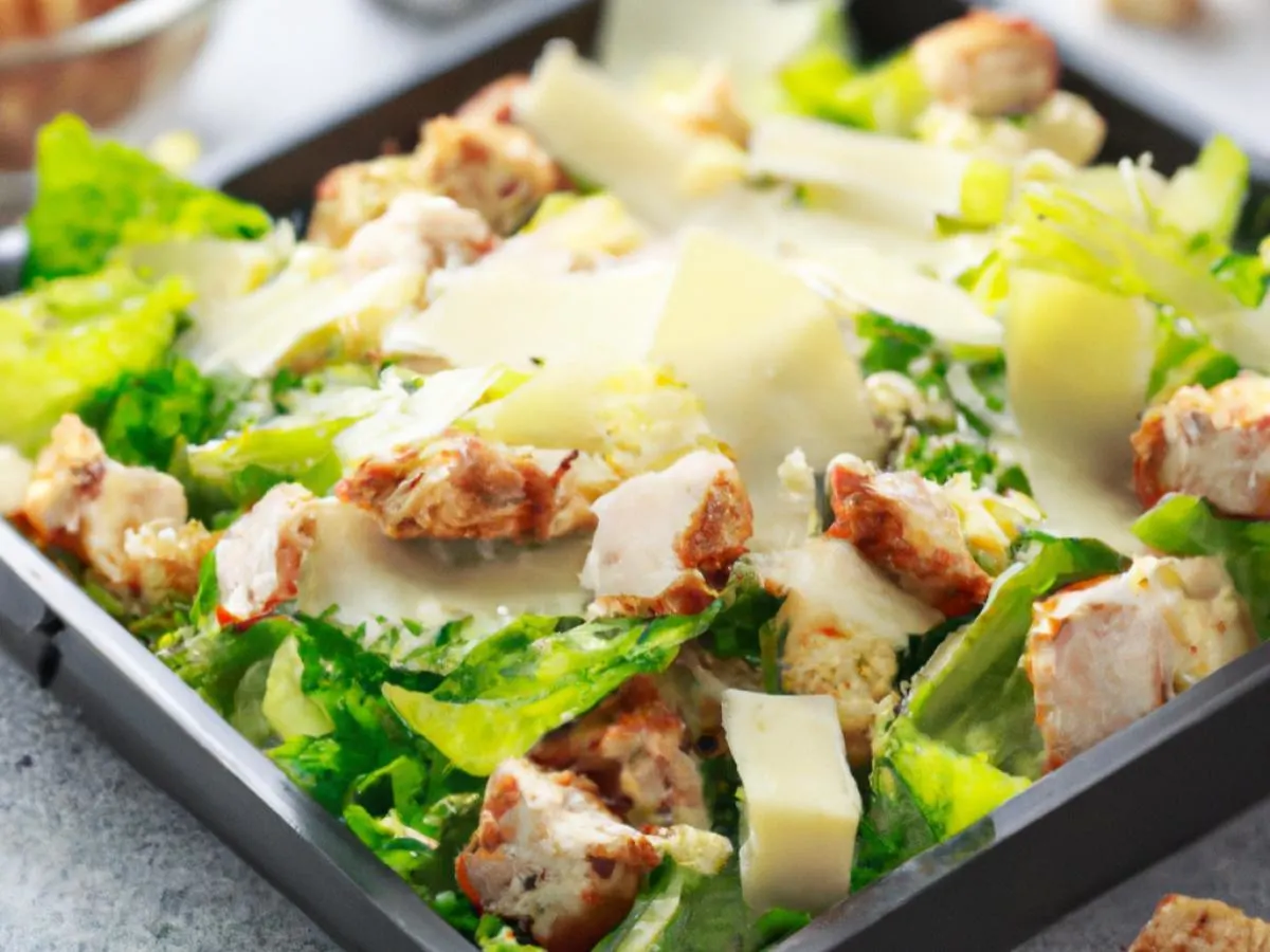 Chicken Caesar Salad Box Chicken Caesar Salad Box