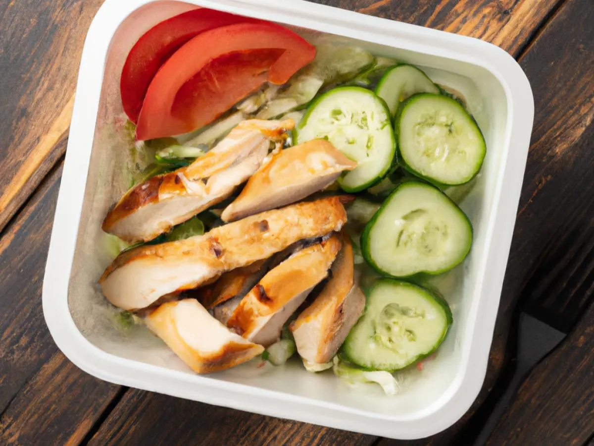 Georgian Chicken Salad Box Georgian Chicken Salad Box
