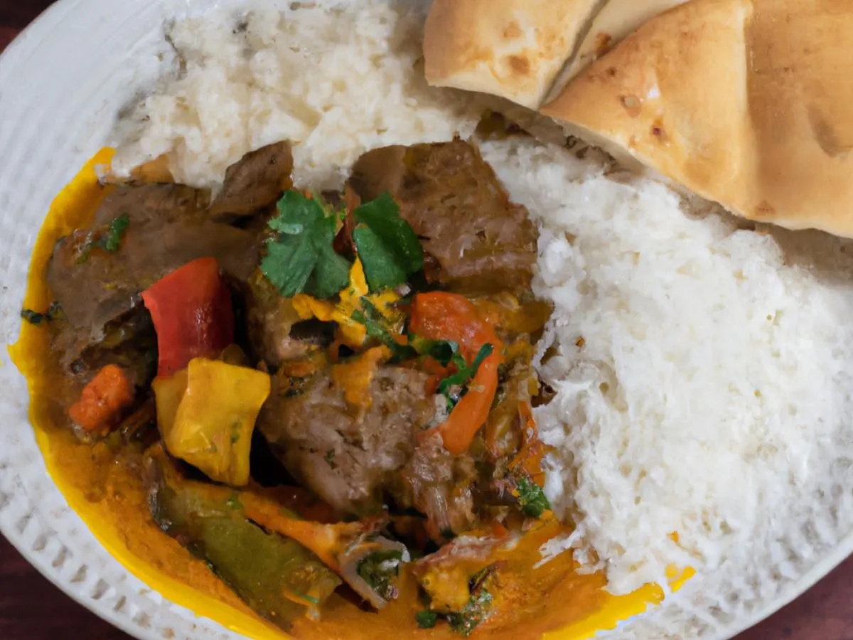 Lamb Madras Masala Curry Boxed Meal Lamb Madras Masala Curry Boxed Meal