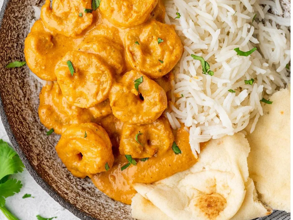 Shrimp Butter Masala Boxed Meal Shrimp Butter Masala Boxed Meal