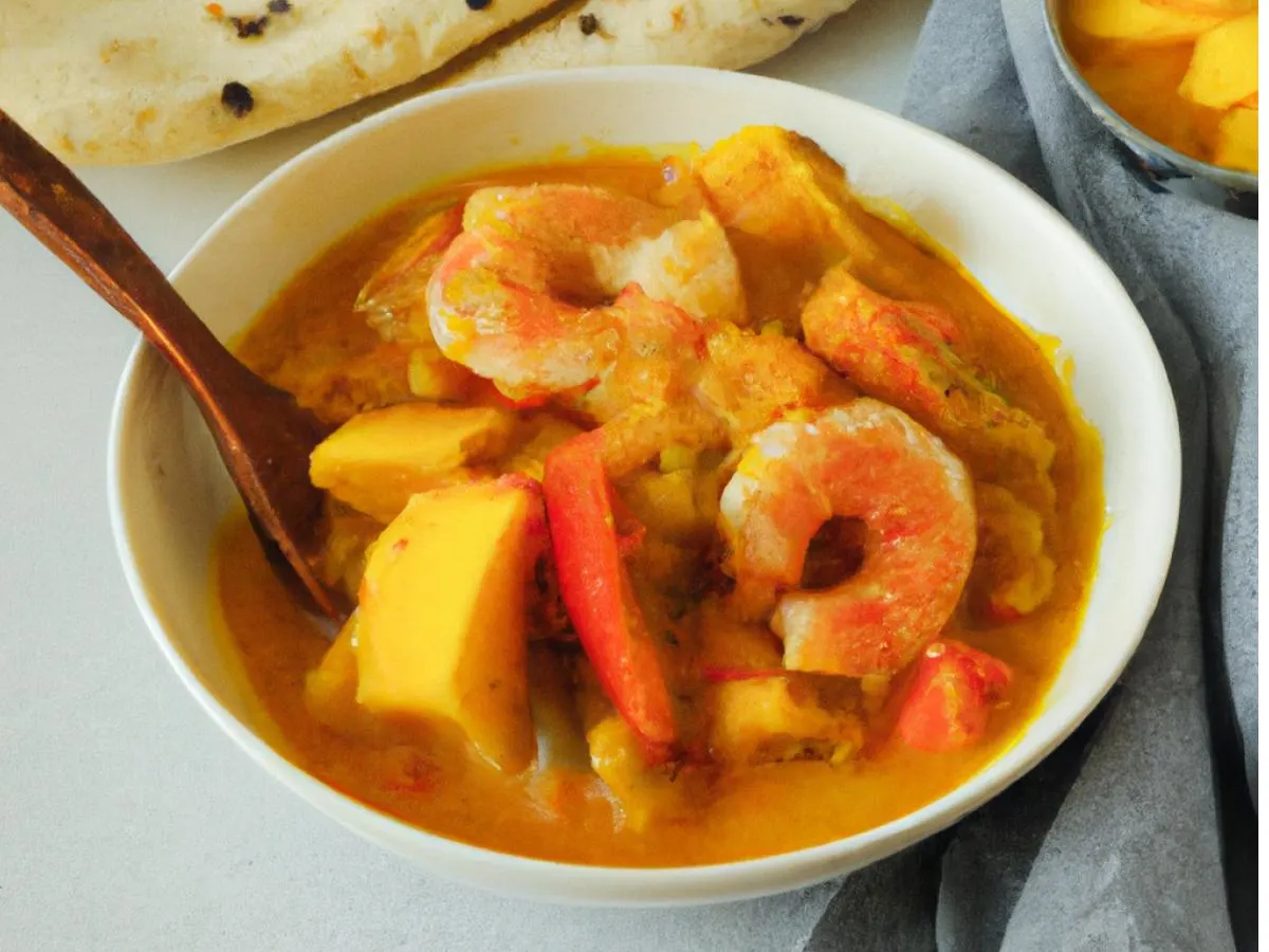 Shrimp Mango Ginger Curry Shrimp Mango Ginger Curry