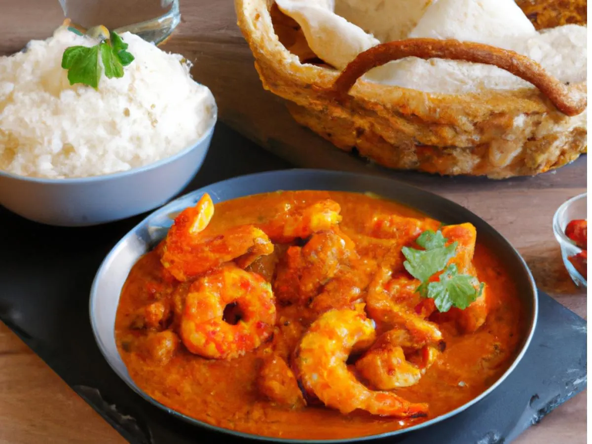 Shrimp Madras Masala Curry Boxed Meal Shrimp Madras Masala Curry Boxed Meal