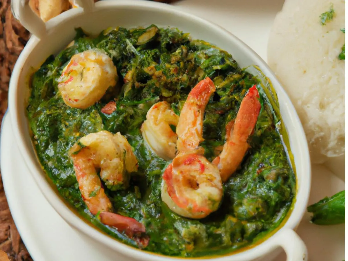 Shrimp Saag Shrimp Saag