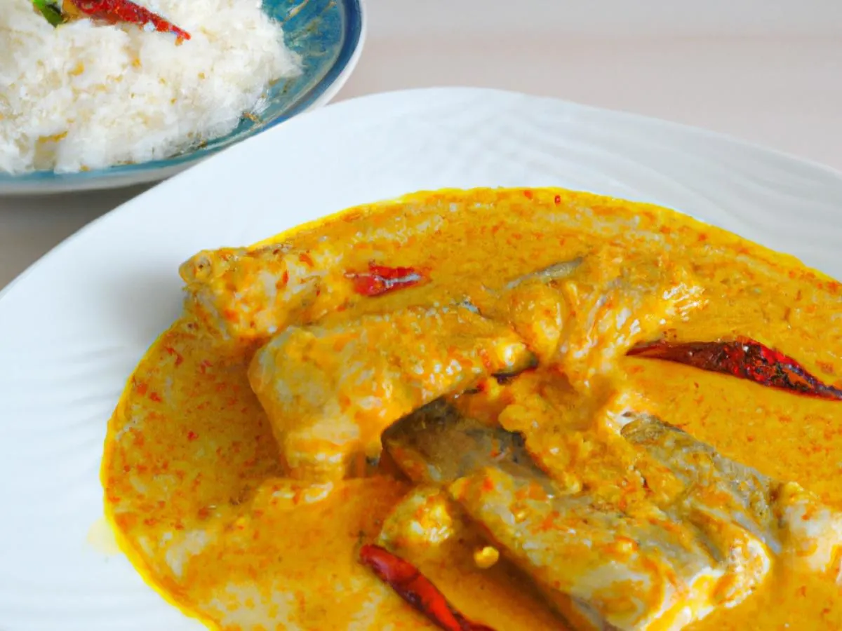 Fish Ginger Malai Curry Boxed Meal Fish Ginger Malai Curry Boxed Meal