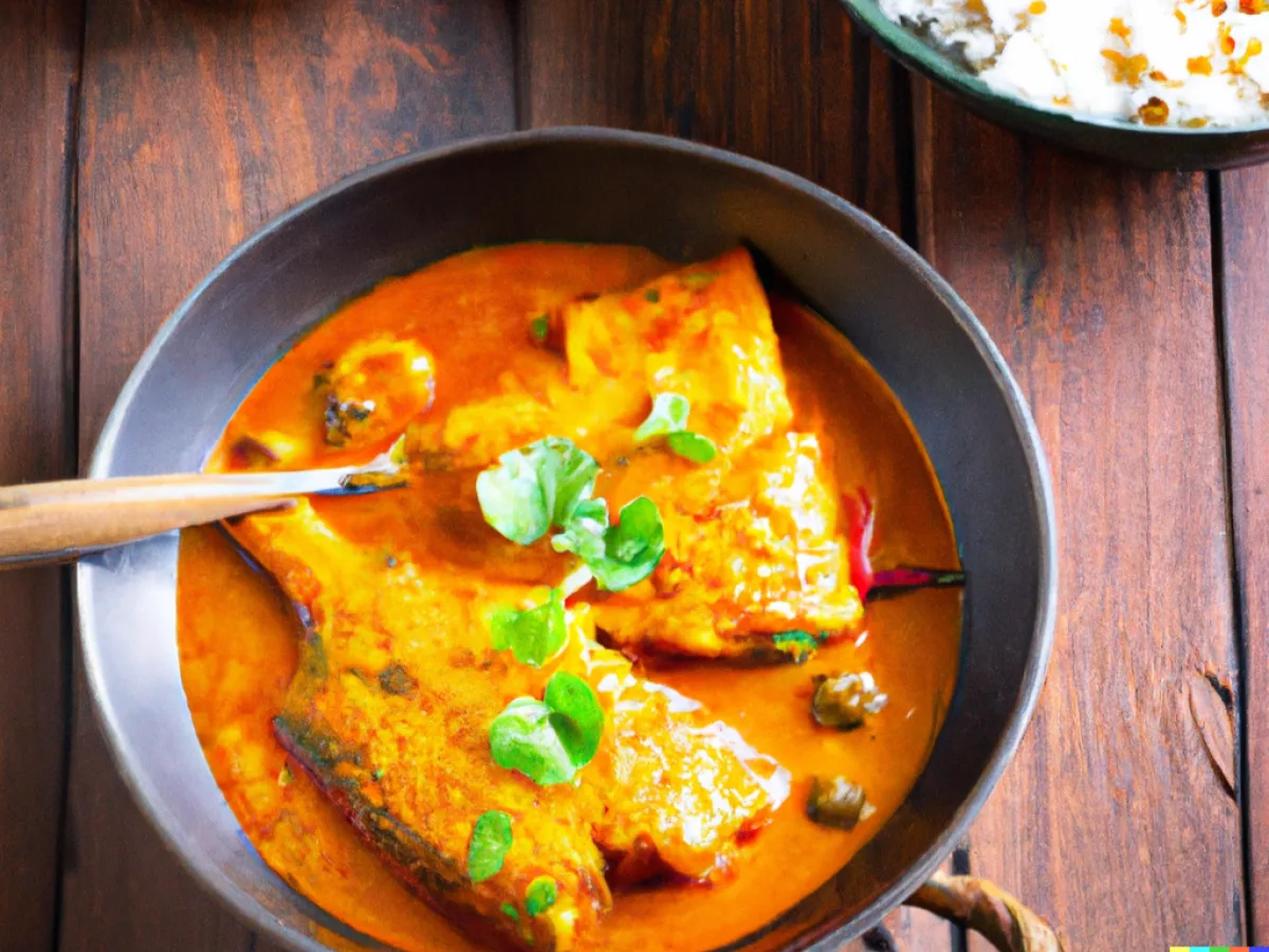 Fish Madras Masala Curry Boxed Meal Fish Madras Masala Curry Boxed Meal