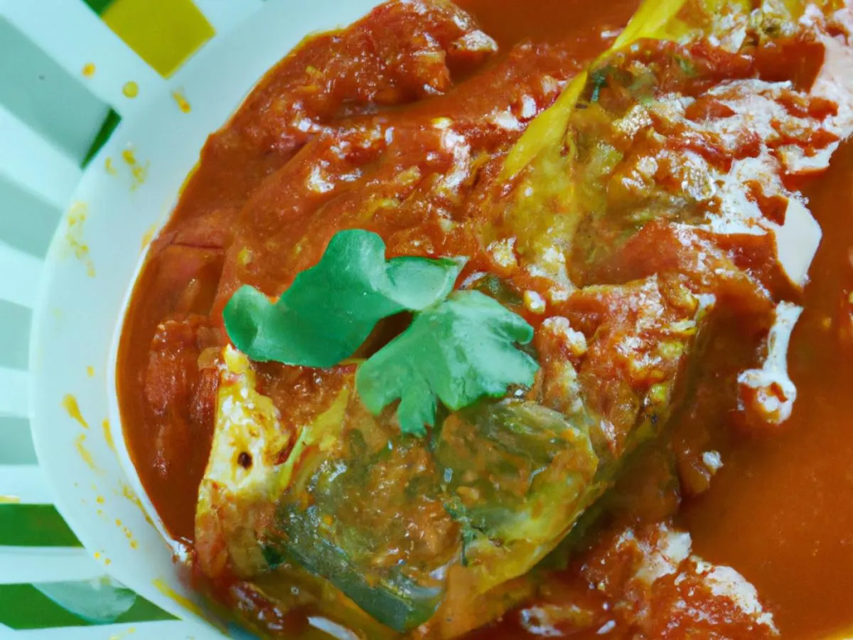 Fish Gongura Fish Gongura