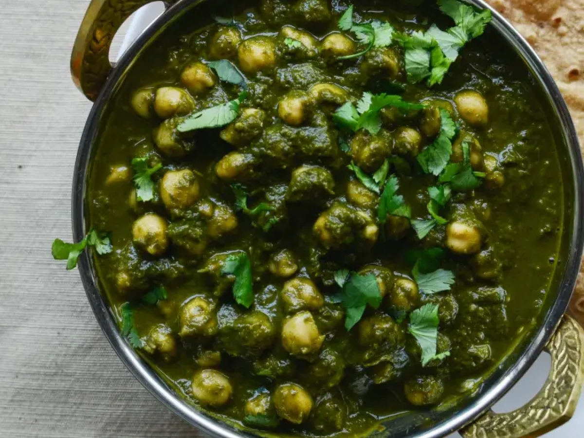 Saag Chana Saag Chana
