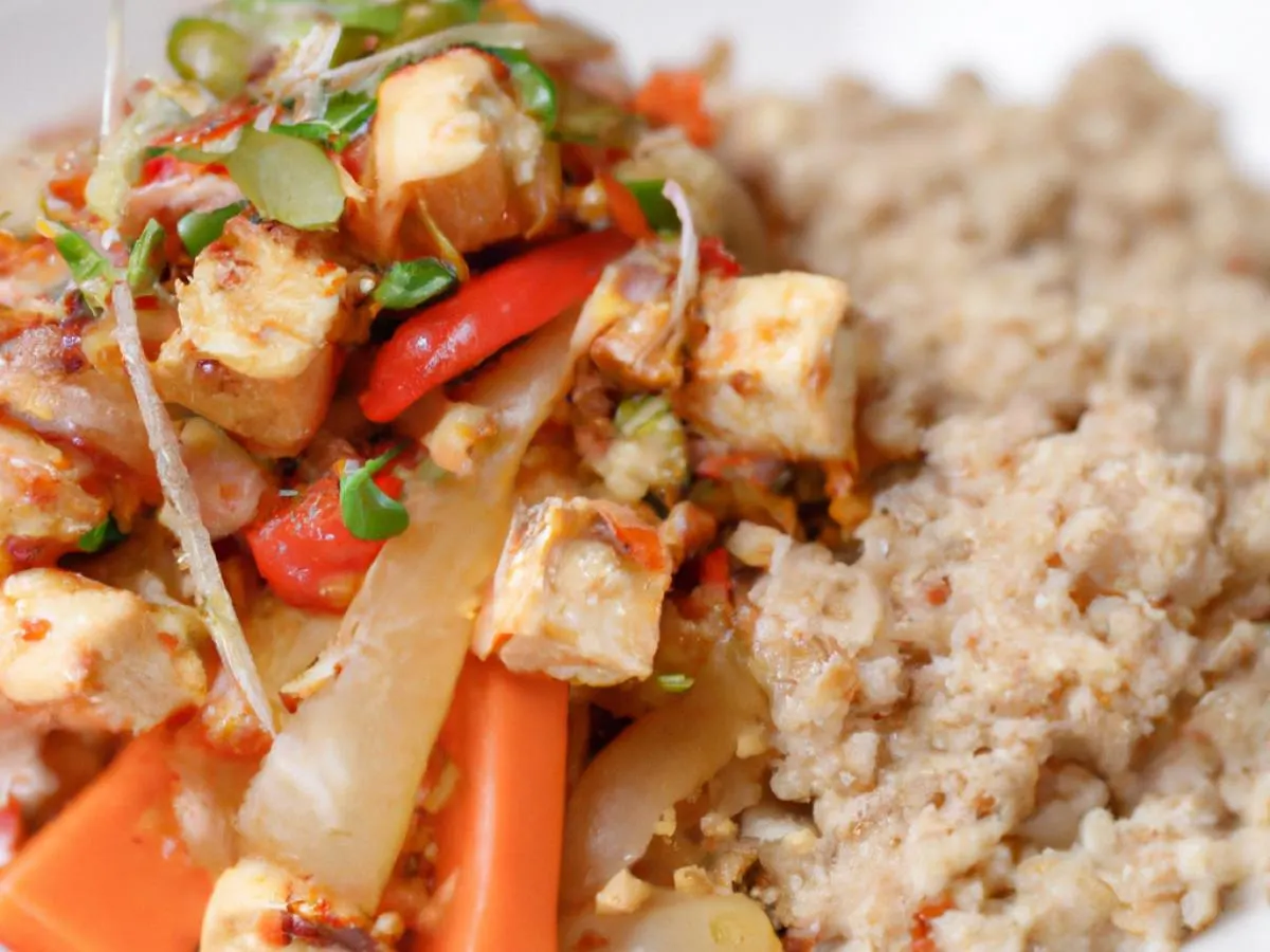 Vegan Delight with Jasmine Rice Vegan Delight with Jasmine Rice