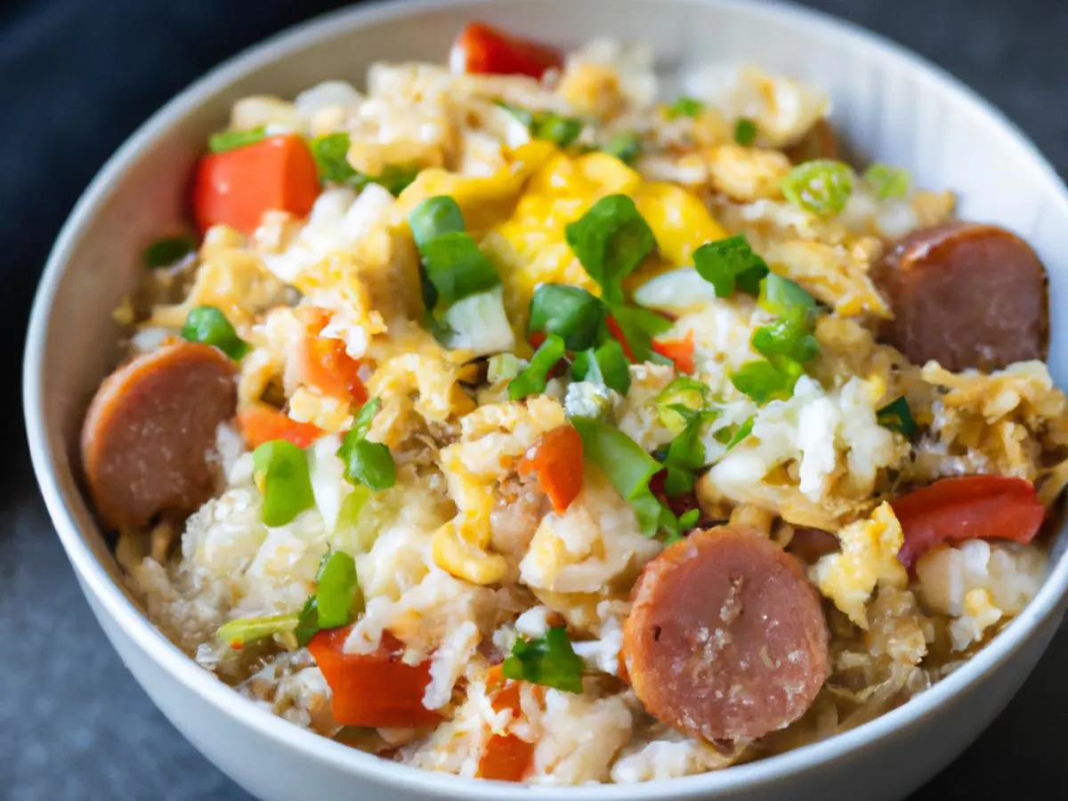 Chicken Arroz Chaufa Bowl Chicken Arroz Chaufa Bowl