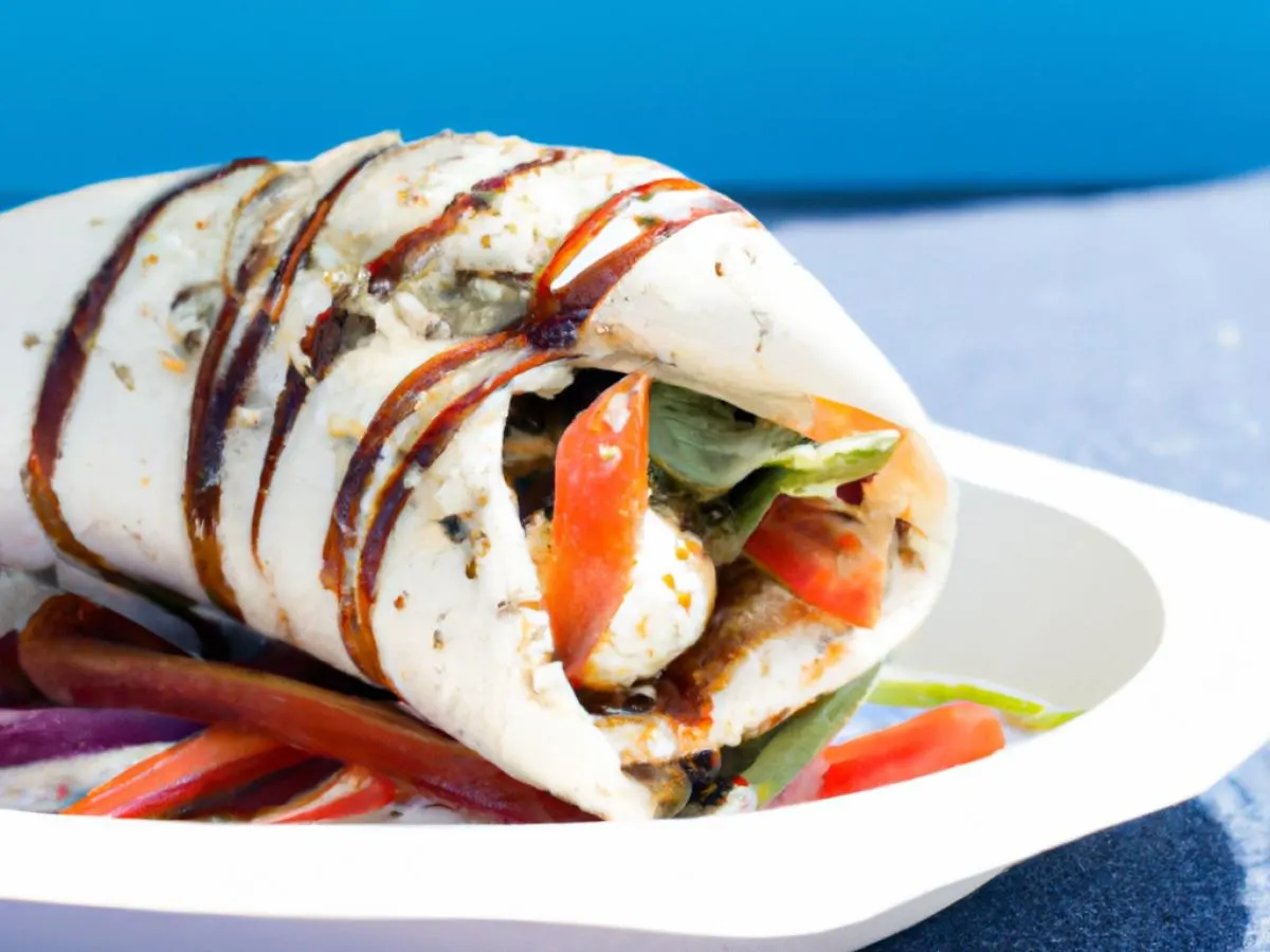 The Vegeta-tarian on a Wrap