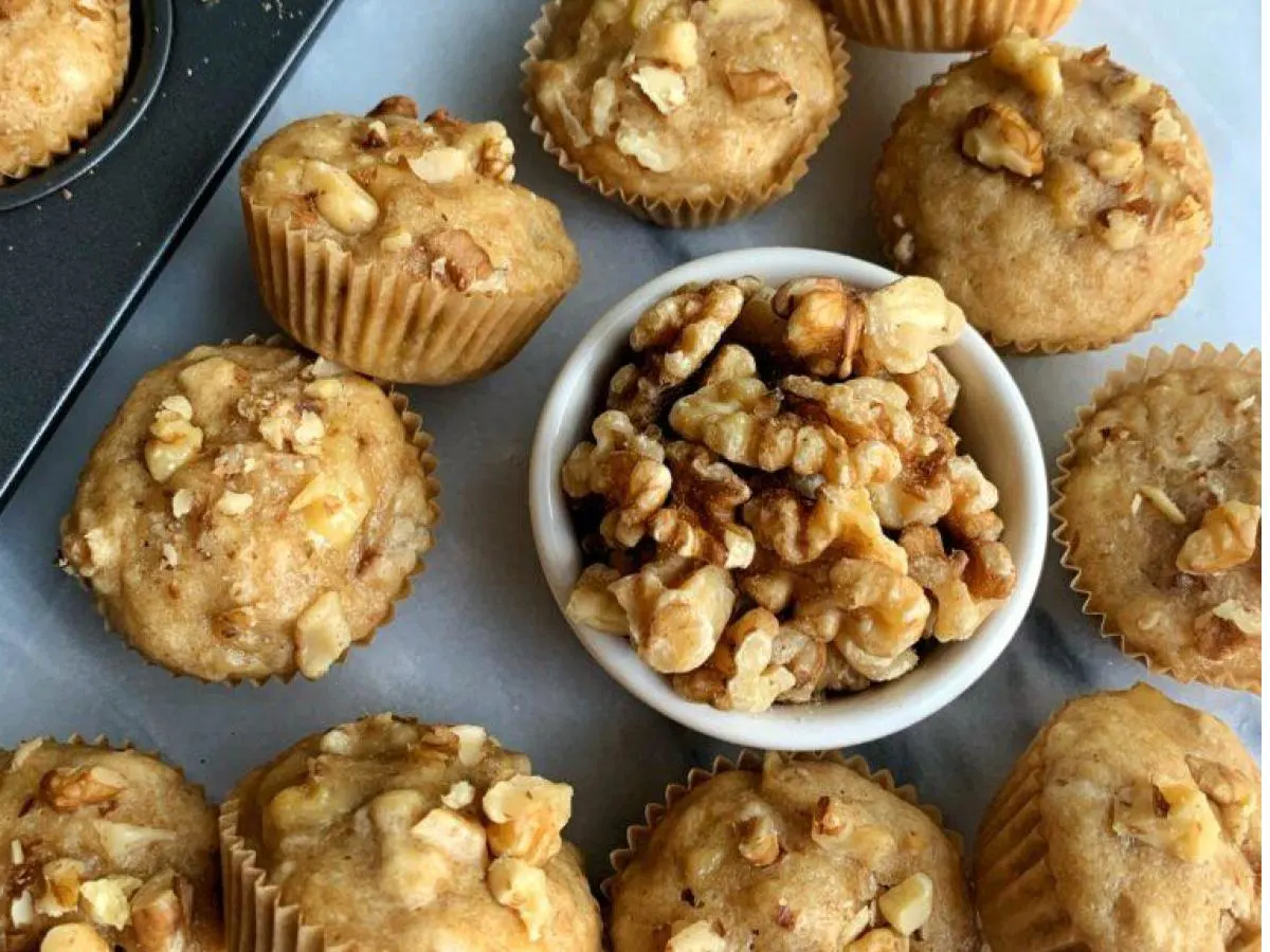 Mini Banana Nut Muffin Mini Banana Nut Muffin