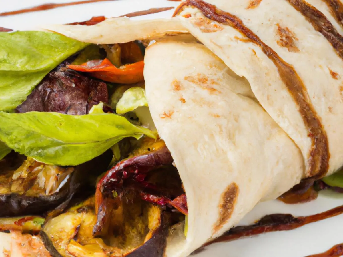 The Robert Eggplant on a Wrap
