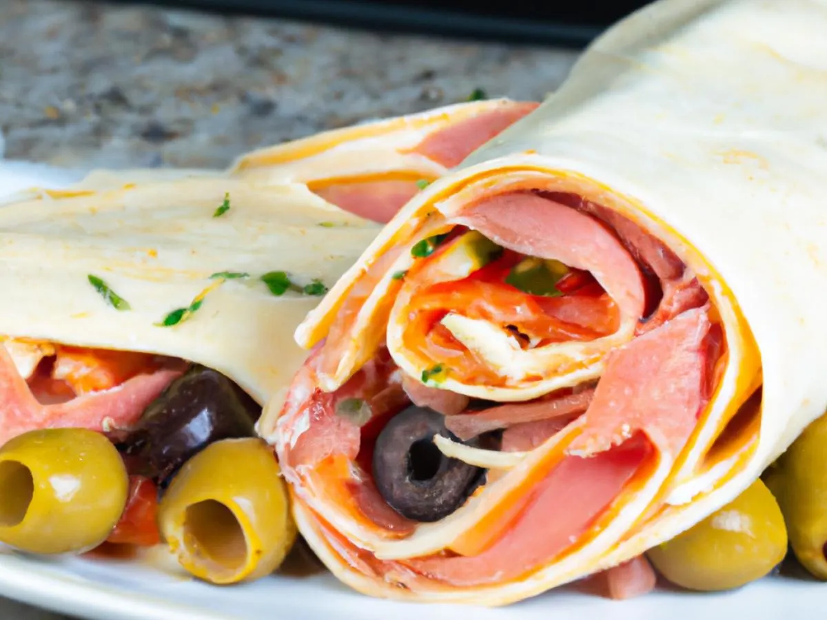 The Muffuletta Man on a Wrap