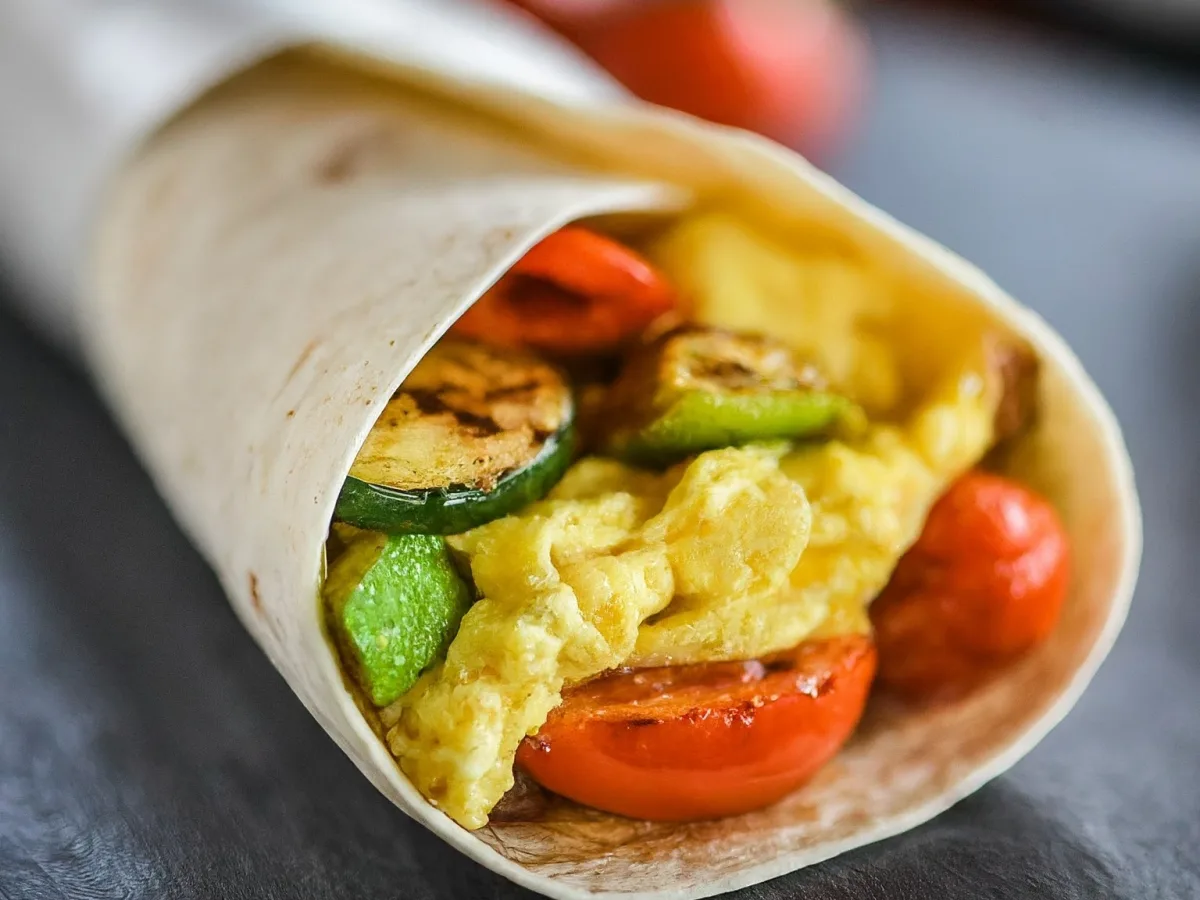 Gluten Free The Veggie Tails with Cheese Wrap