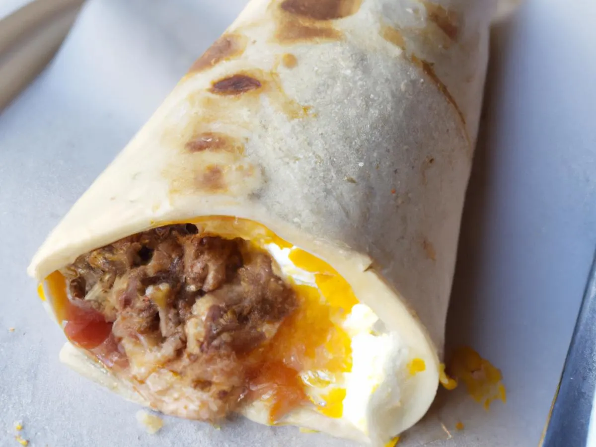 Gluten Free The Sausage Party with Cheese Wrap