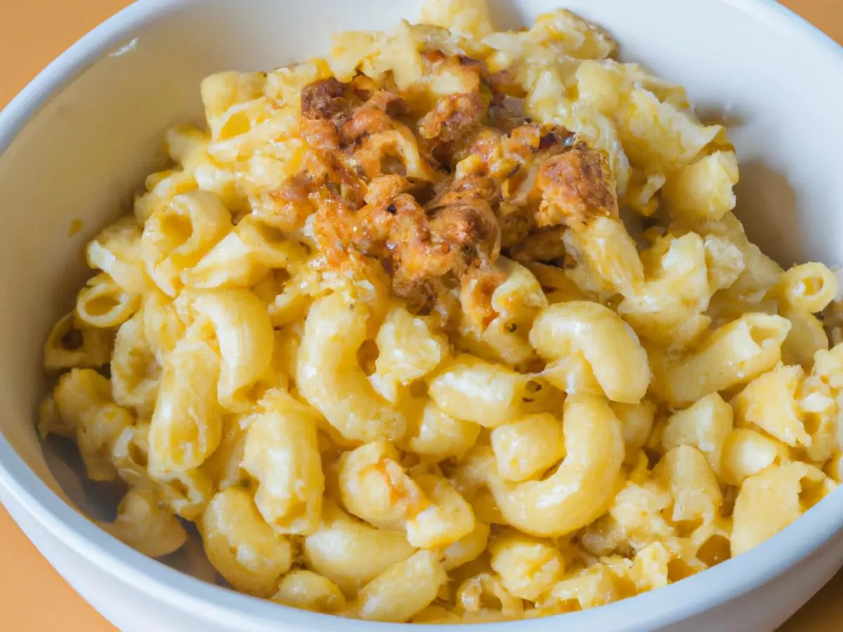 Triple Cheesy Mac Bowl with Pulled Pork Triple Cheesy Mac Bowl with Pulled Pork