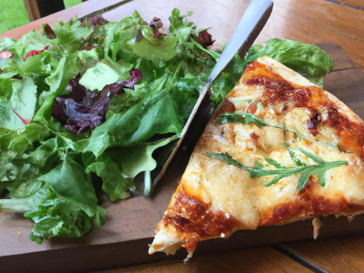 Personal Cheese Pizza and Side Salad Personal Cheese Pizza and Side Salad