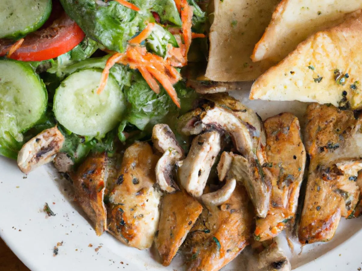Individual Chicken Garden Salad with Creamy Ranch Dressing Individual Chicken Garden Salad with Creamy Ranch Dressing