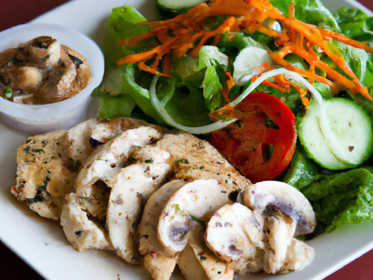 Individual Chicken Garden Salad with Italian Dressing (Dairy-Free & Gluten-Free) Individual Chicken Garden Salad with Italian Dressing (Dairy-Free & Gluten-Free)