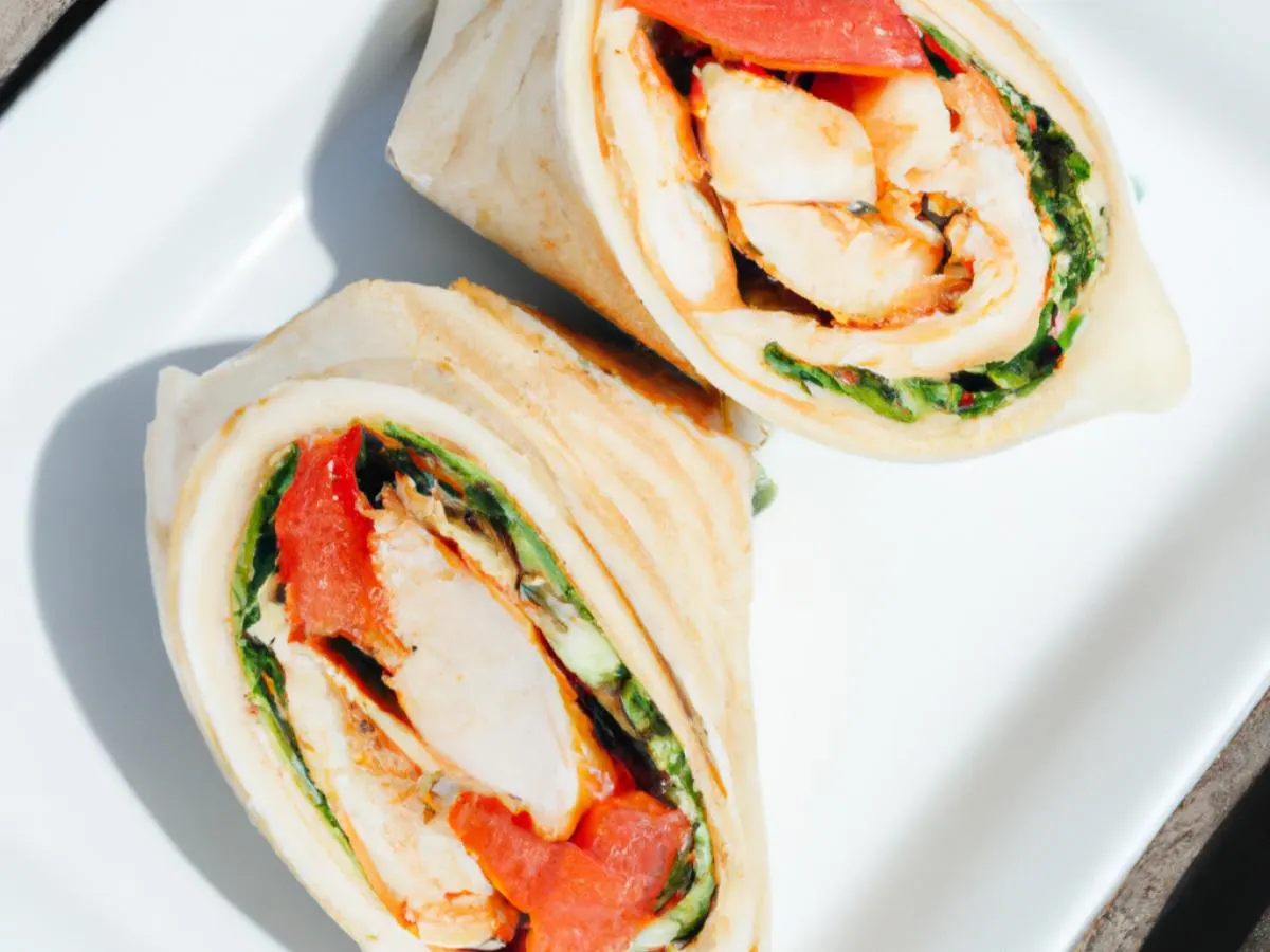 Chicken Caprese Wrap
