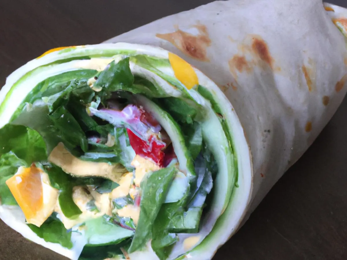 Traditional Veggie Wrap
