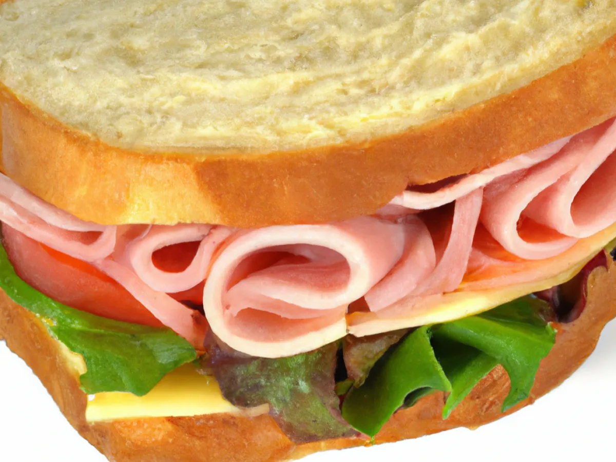 Ham & Swiss Sandwich