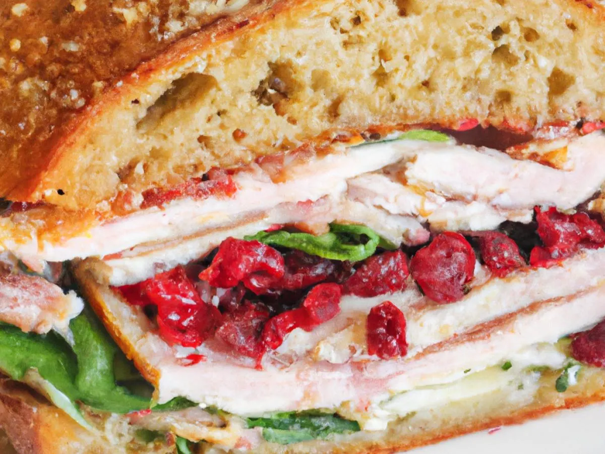 Cranberry Turkey Sandwich