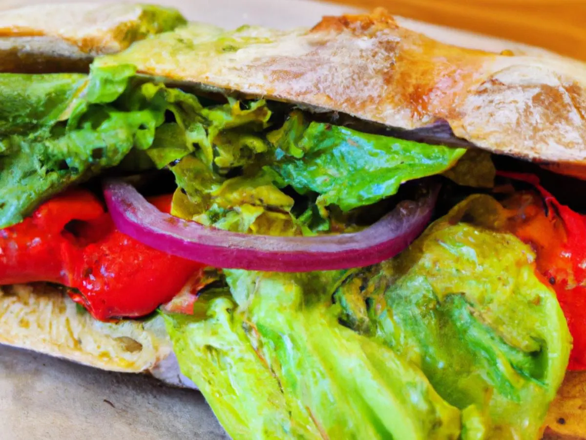 Gluten-Free Vegan Garden State Sandwich