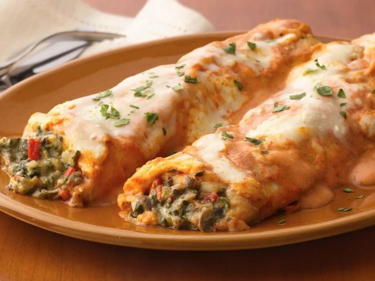 Mushroom Enchiladas Mushroom Enchiladas