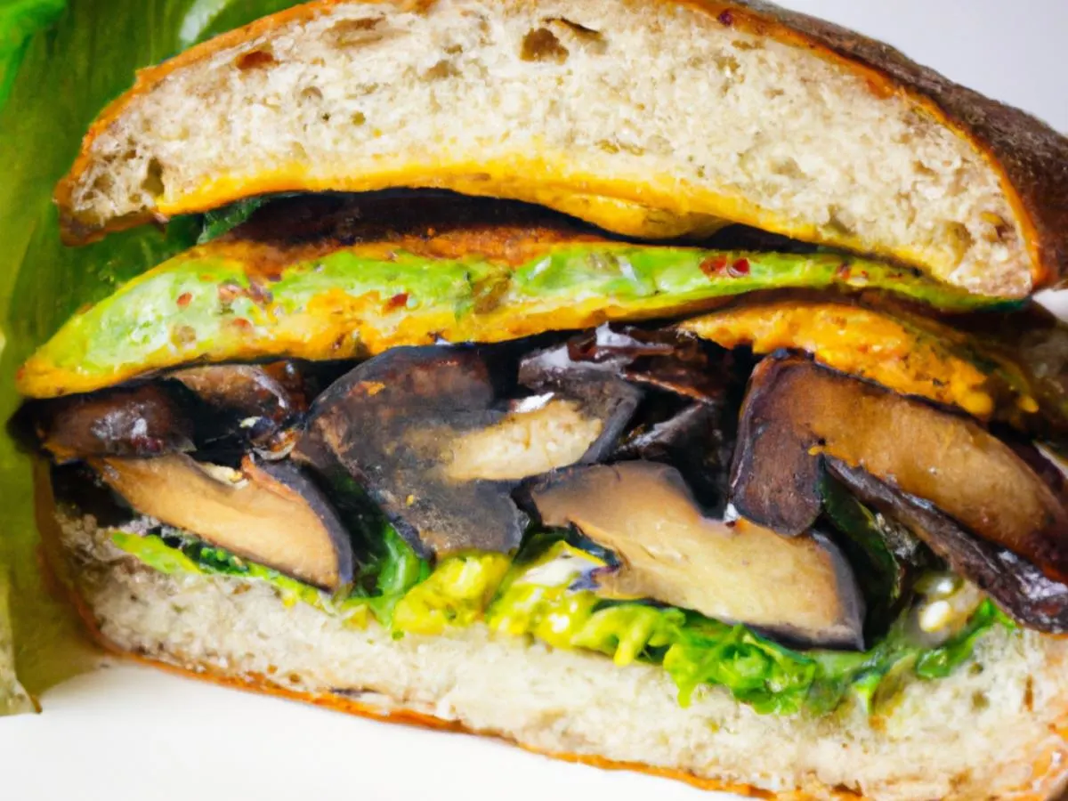 Vegan Sandwich with Thai Cellophane Noodle Salad Vegan Sandwich with Thai Cellophane Noodle Salad
