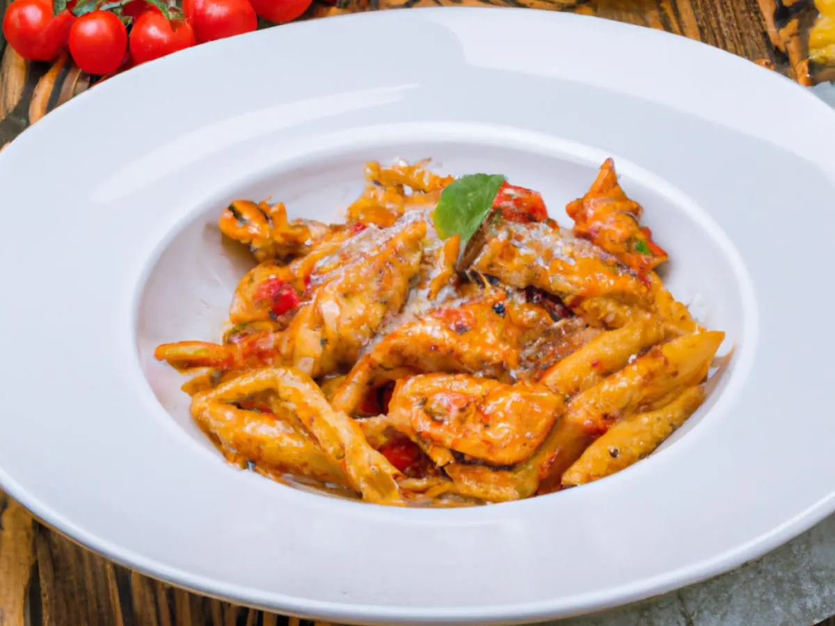 Pasta Marinara with Chicken