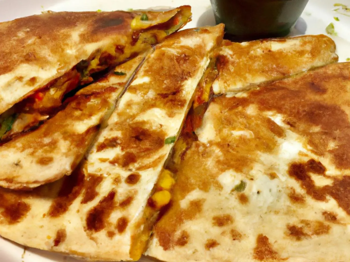 BBQ Chicken Quesadilla